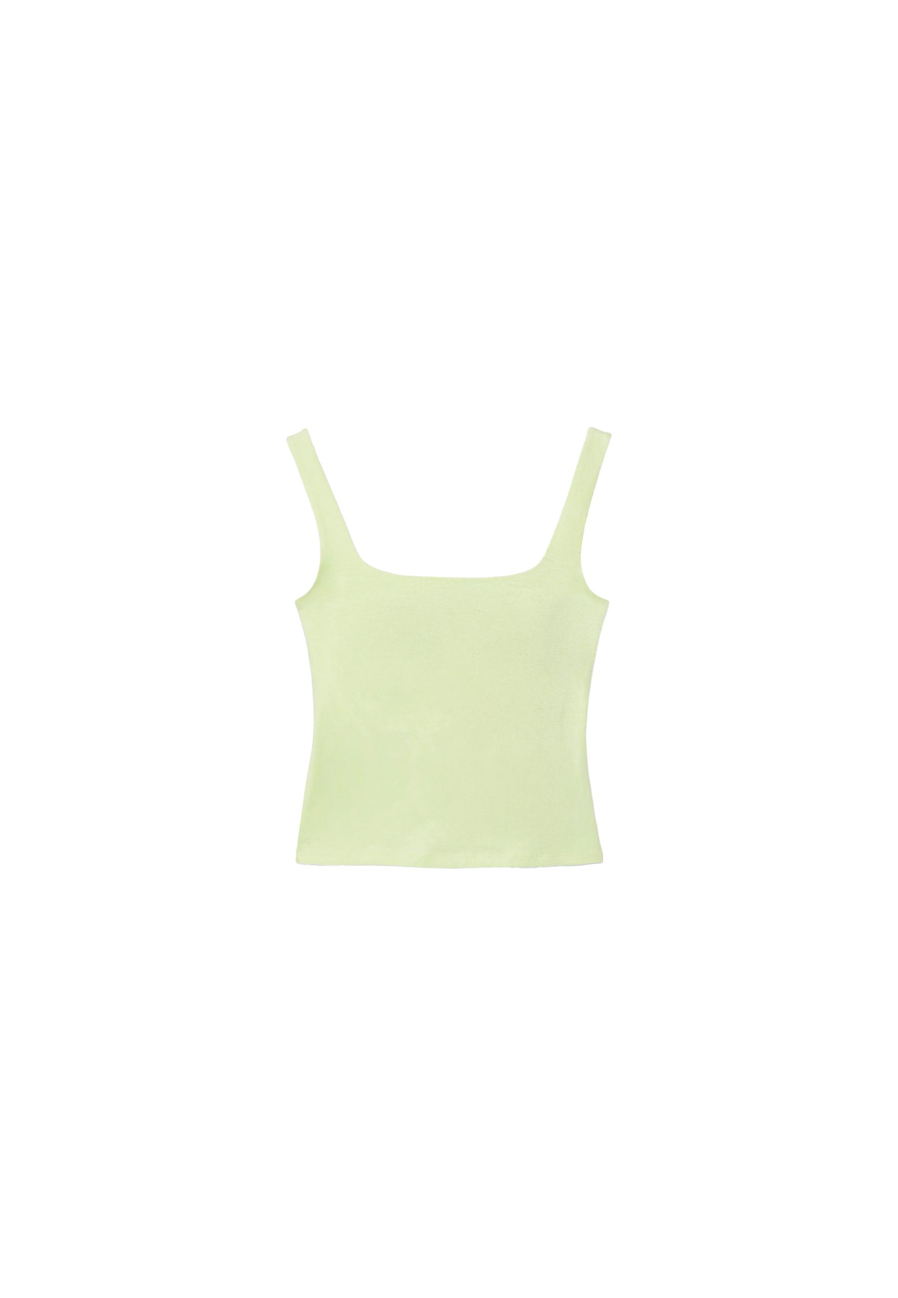 Wide strap top — Green