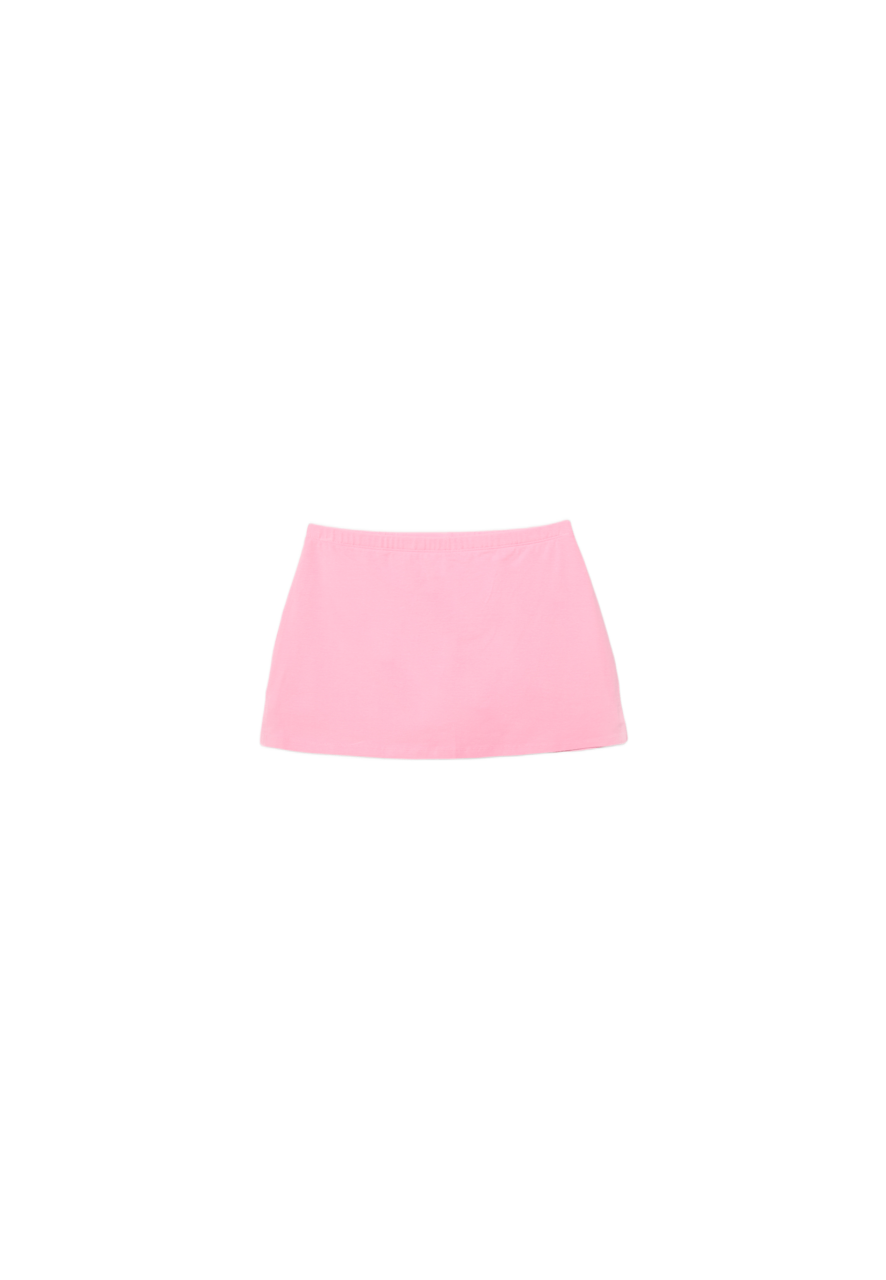 Basic knit skort — Bubblegum pink