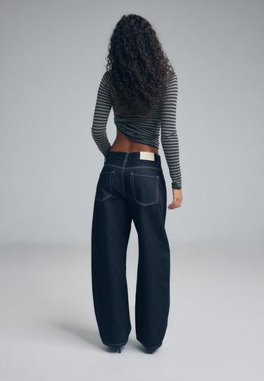 D80 Barrel fit jeans — RINSE BLUE DENIM 3