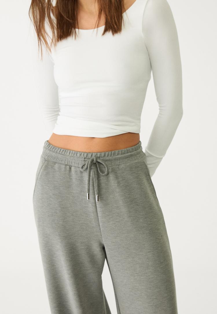 pantalon palazzo tacto suave