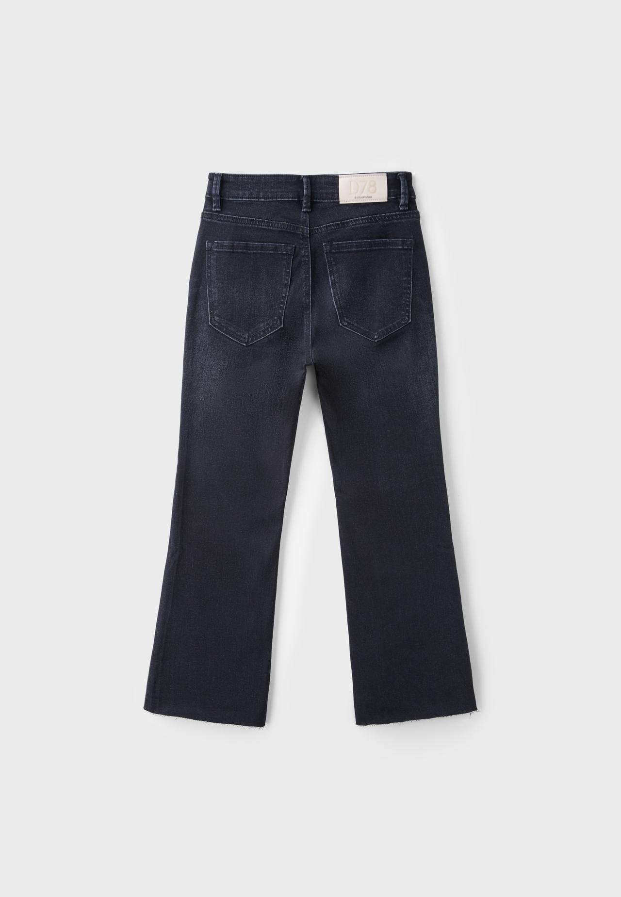 D78 Cropped bell bottom jeans — LIGHT BLEACH