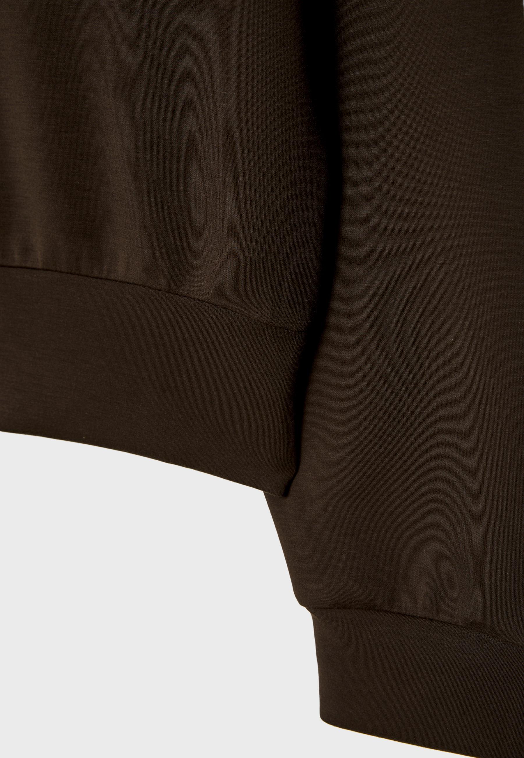 Soft-touch sweatshirt — Brown