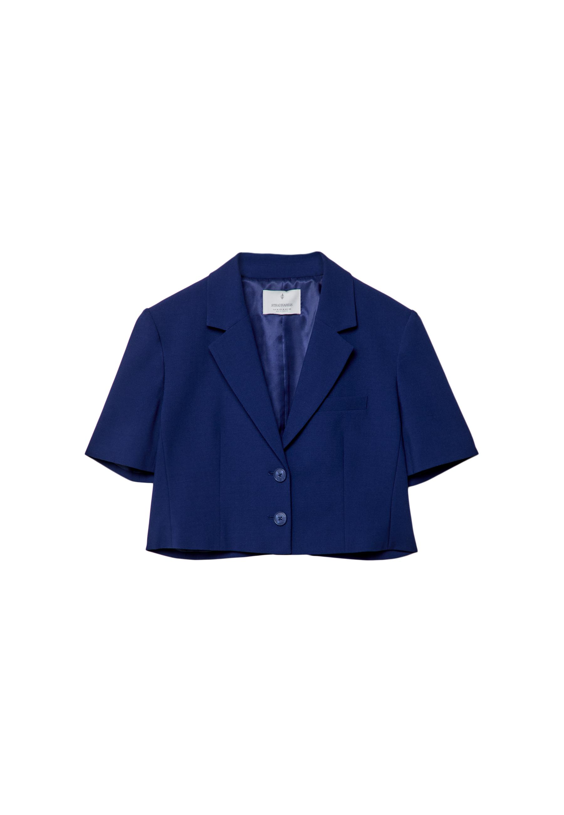 アウターその他 AVANT TOI Woman Blazer Blue 225SD2103MPSVG V01064 Amazon.com: Slim Blazers for Women Office Asymmetrical