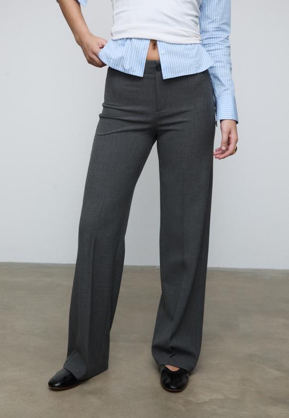 calcas de vestir slim fit retas