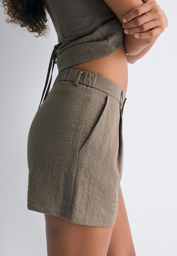 shorts rustico de vestir