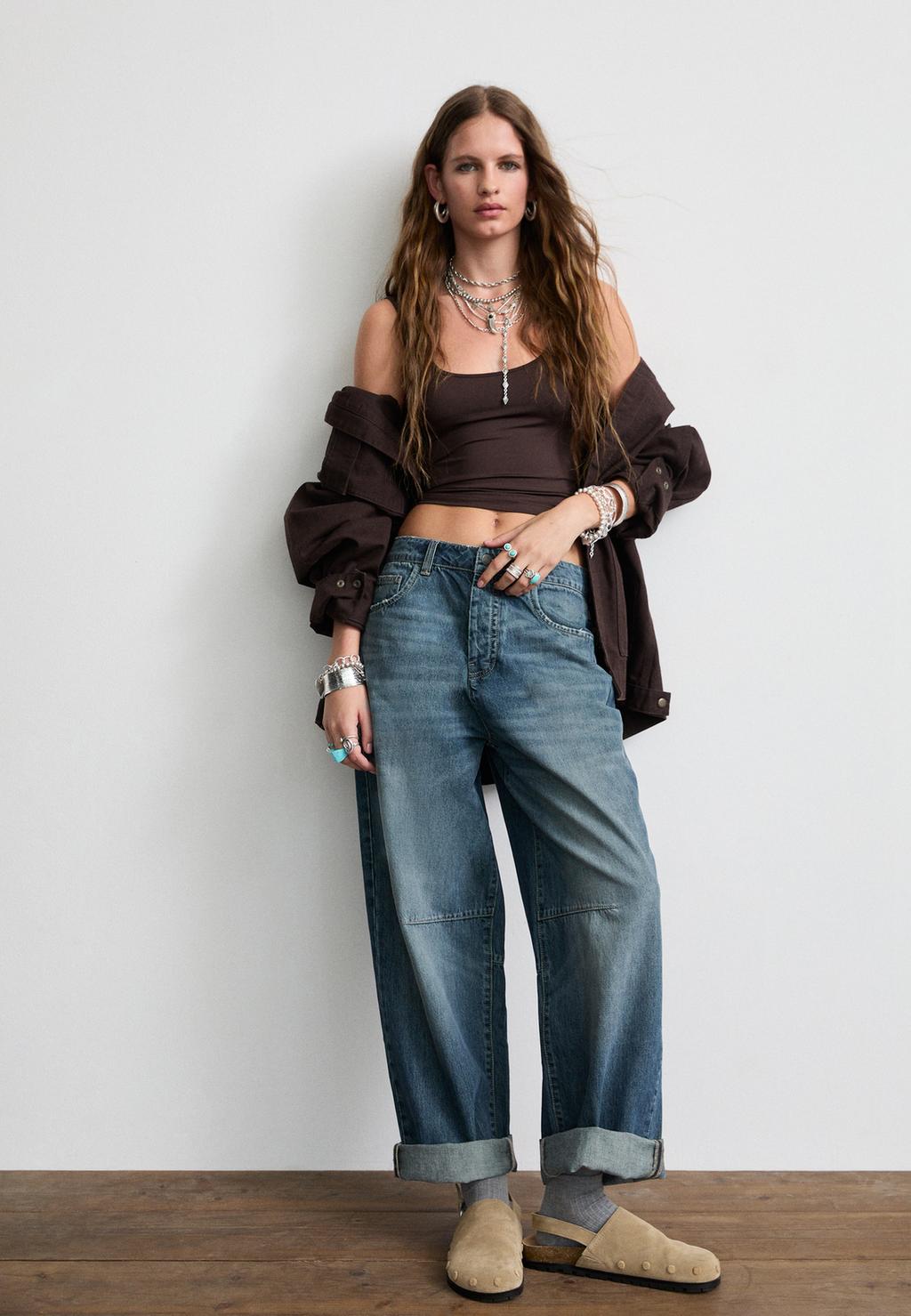 Adjustable baggy jeans