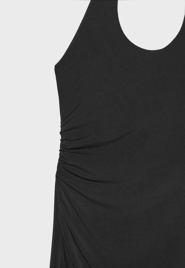 Halter neck midi dress — Black 9