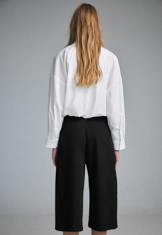 bimateriaal ballonblouse