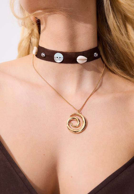 set 3 collares espiral