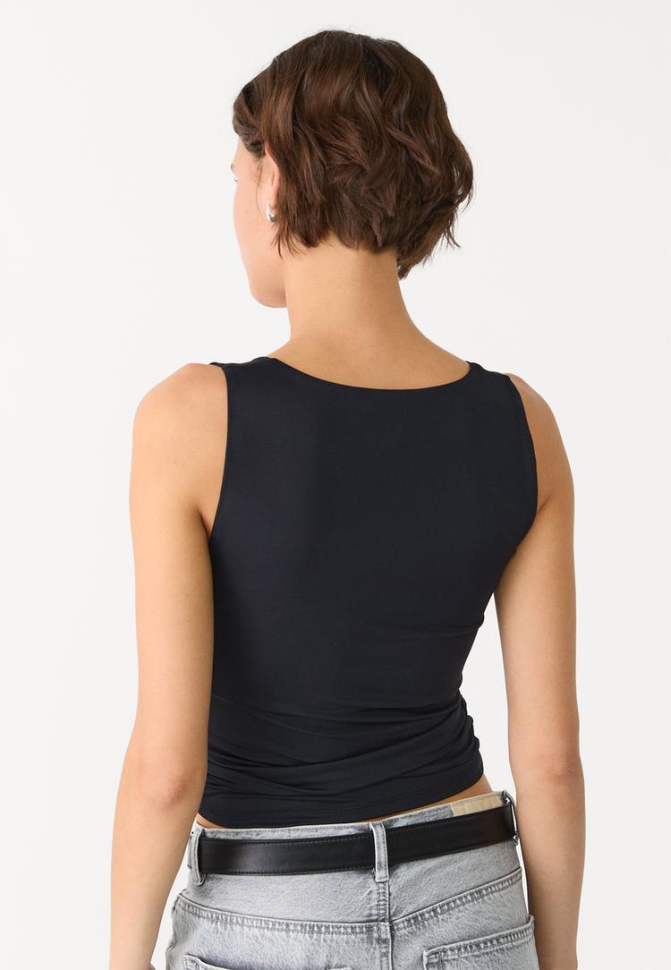 camiseta poliamida tirante ancho