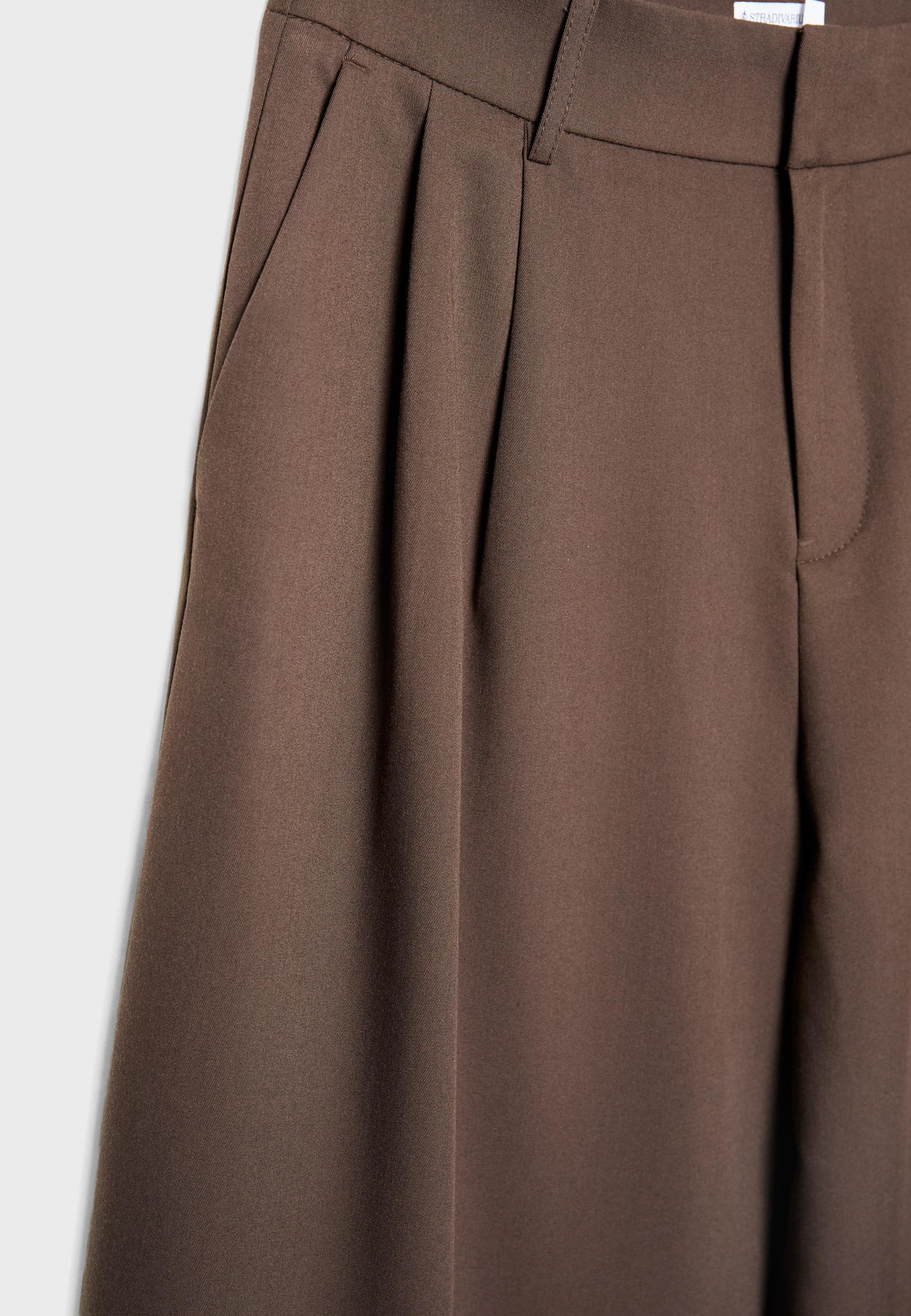 Ayarlanabilir süper geniş paça pantolon - Görsel 11