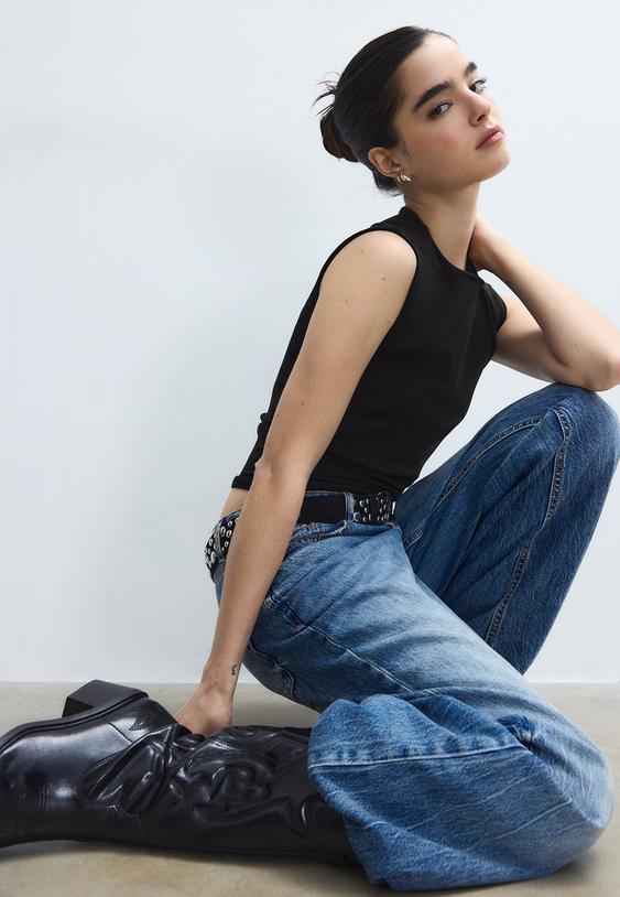 maglietta basic senza maniche