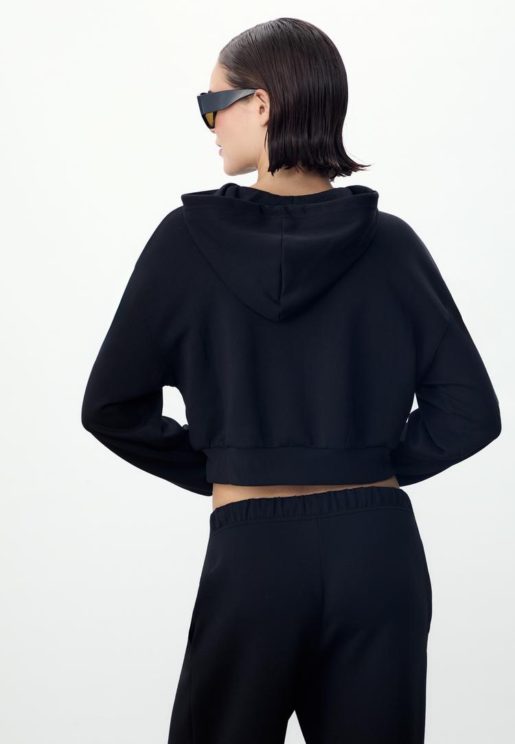 soft touch sweatshirt with zip