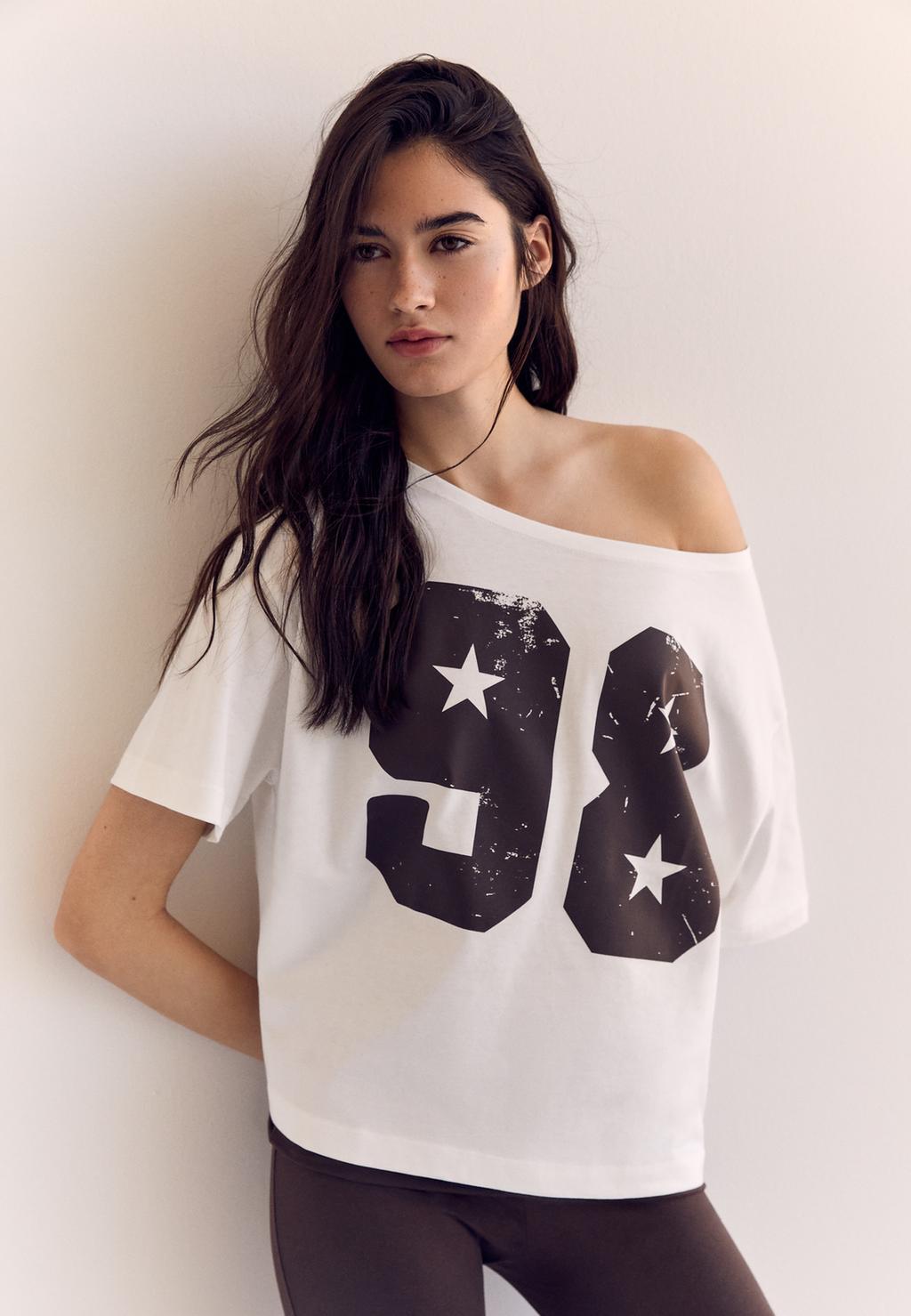 T-shirt positionnel manches courtes