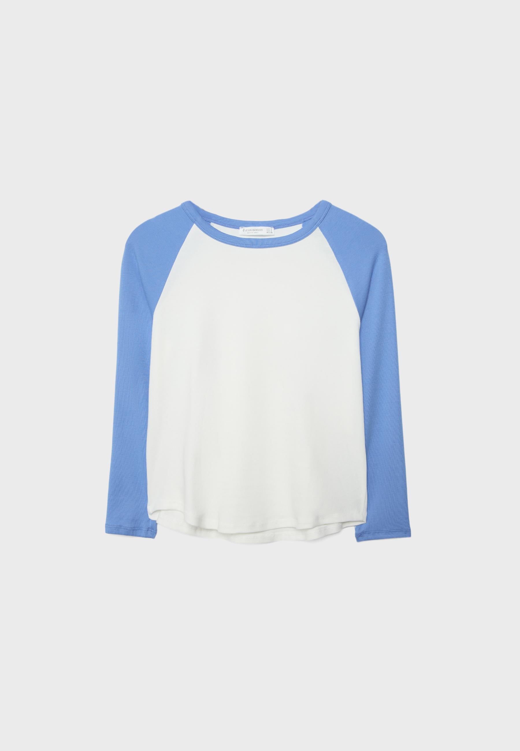 Baseball T-shirt — Royal blue