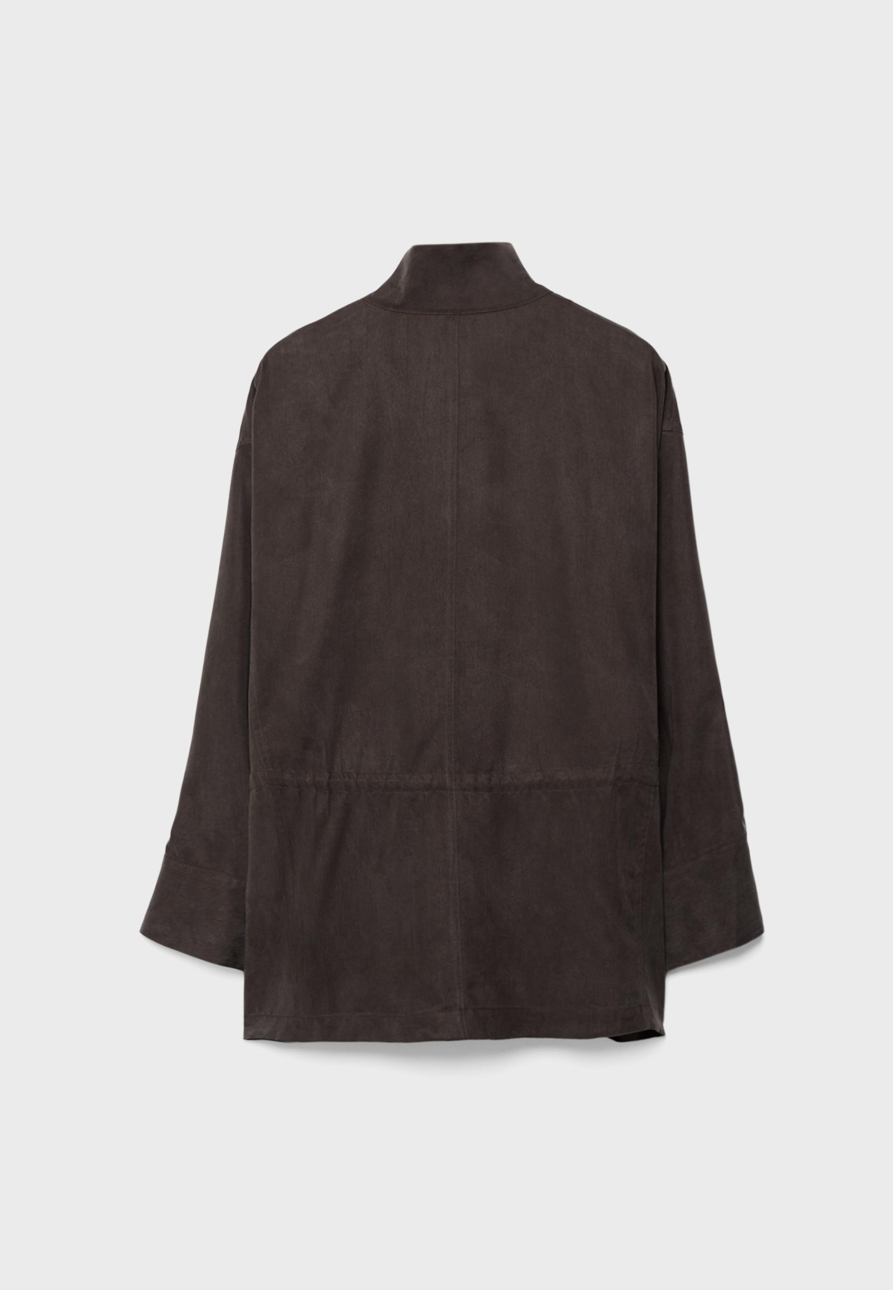 Fluid utility parka — Brown