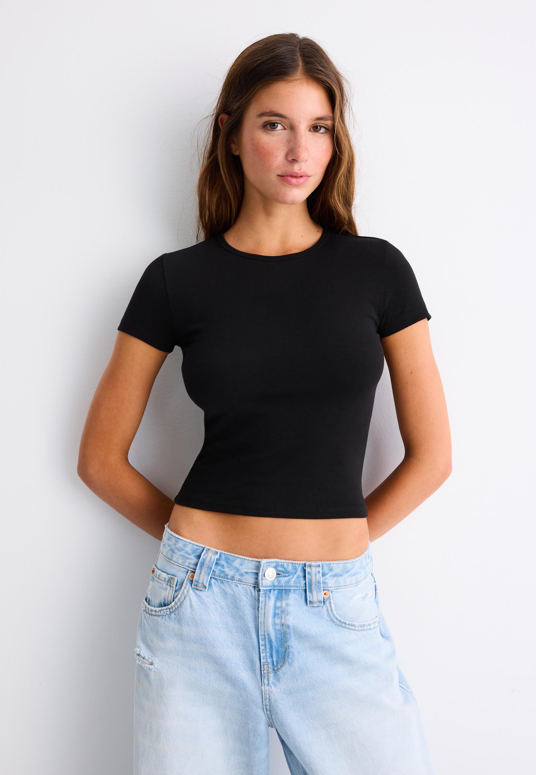 Basic slim fit tişört