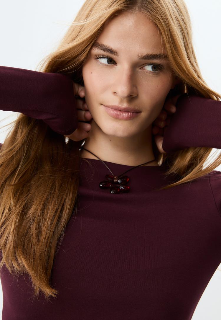 t shirt basique a manches longues