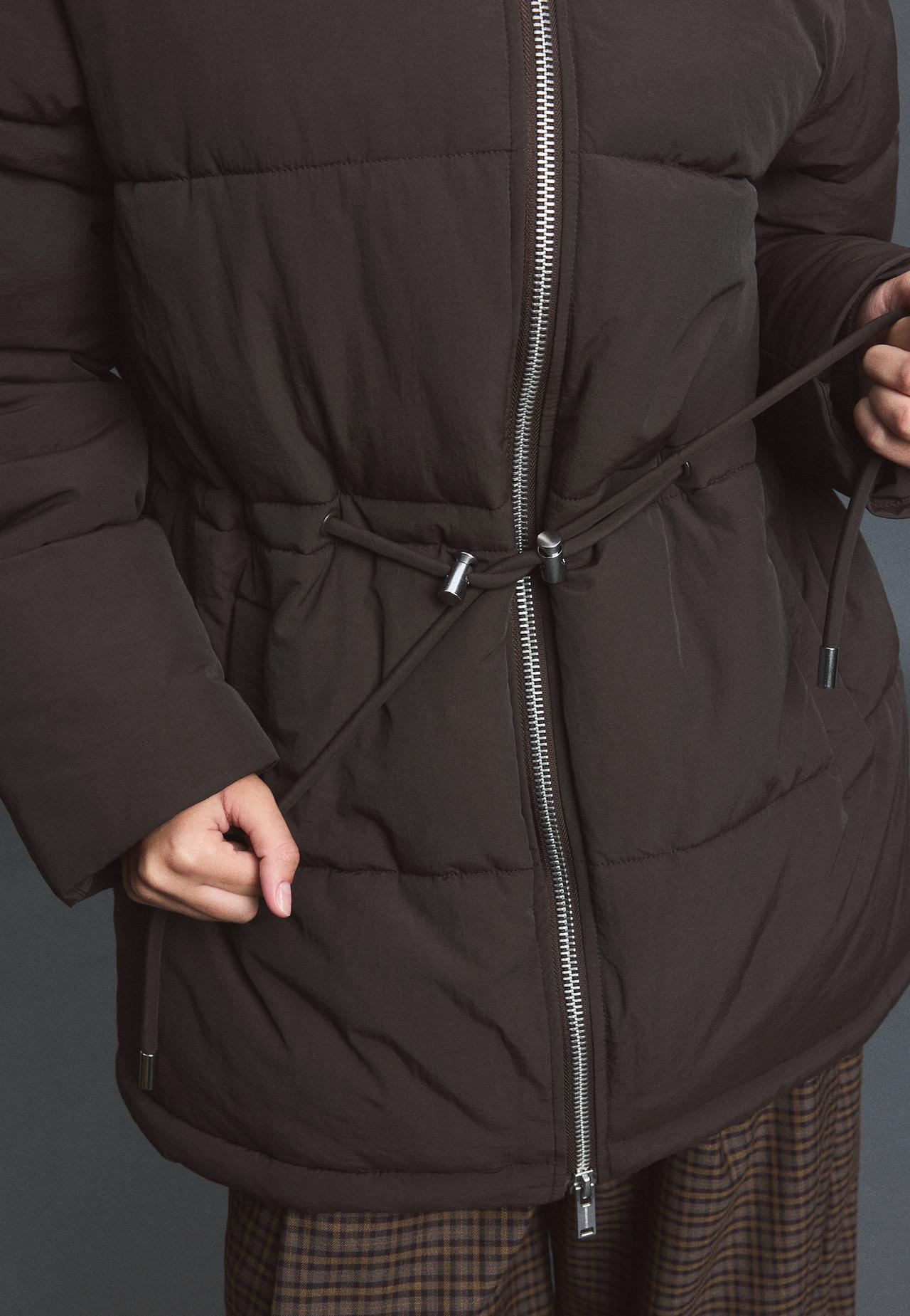 Padded coat — Brown