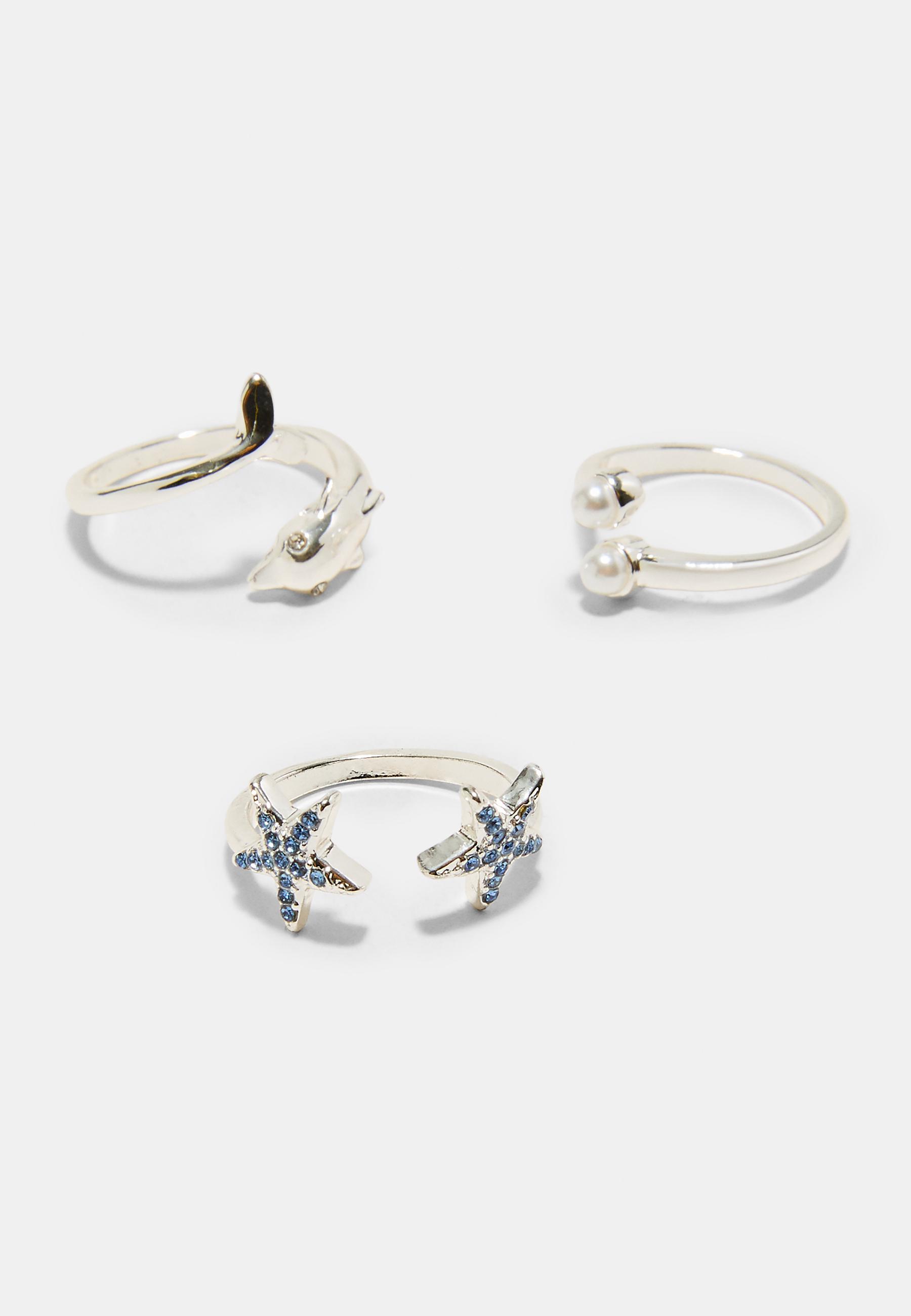 Set of 5 sea rings — Grey