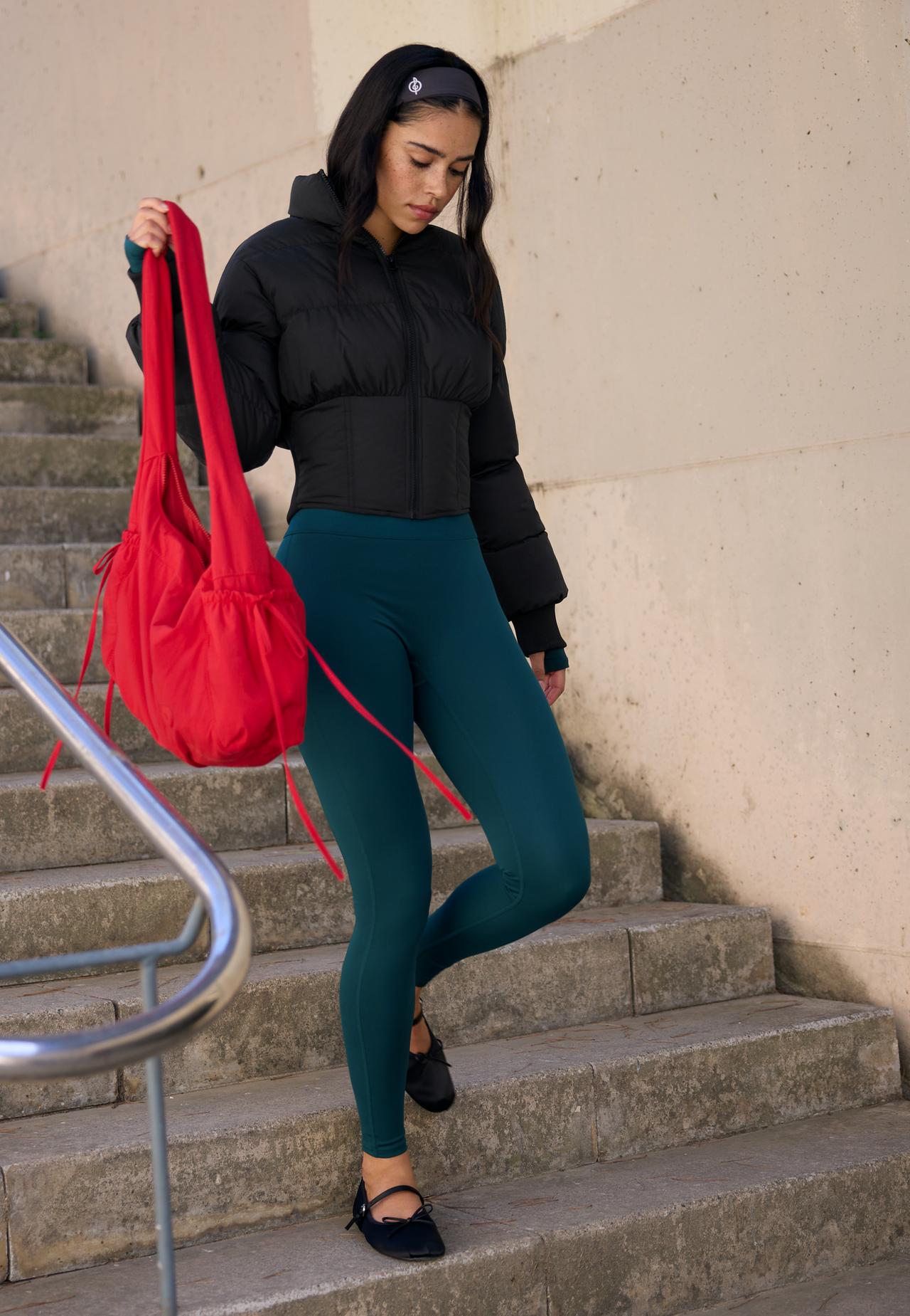 Sporty pocket crossbody bag — Red