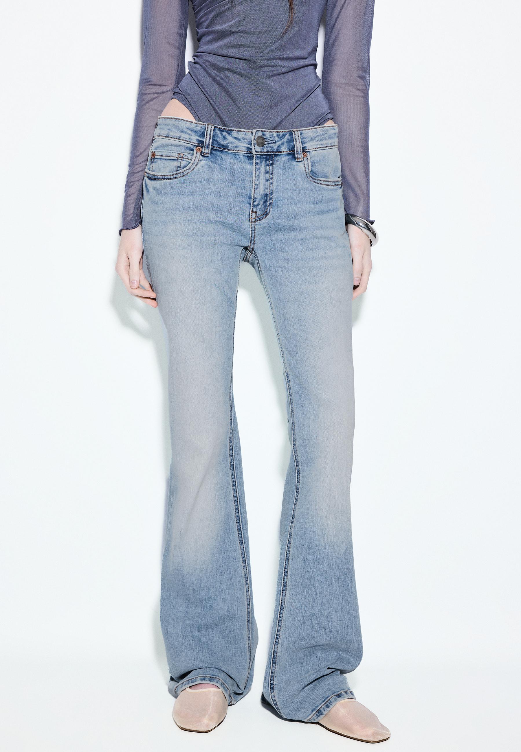 D67 dar kesim bootcut jean - Görsel 2