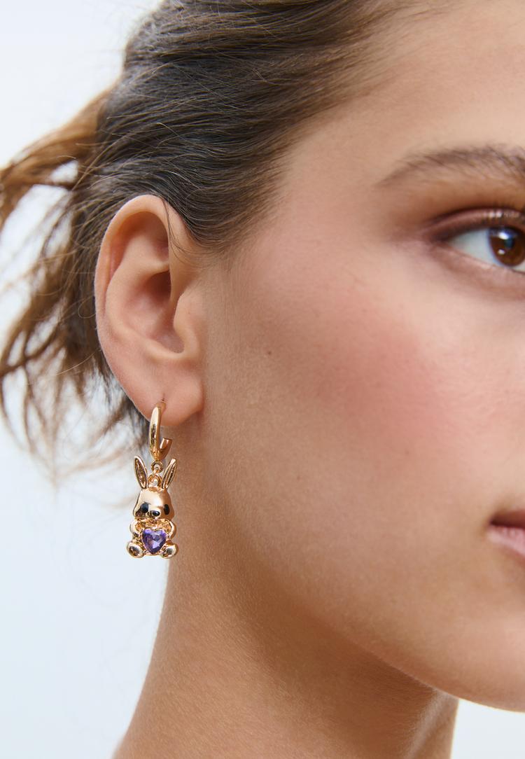 set 2 pendientes bunny
