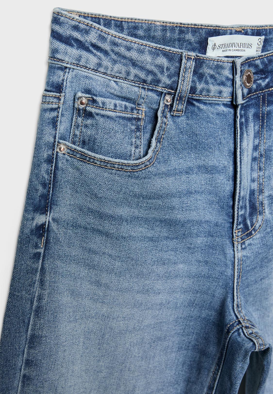 Denim Stradivarius Vestidos Mexico Stradivarius Slim Mom Jean With