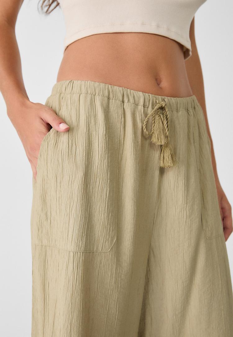 pantalon culotte fluido