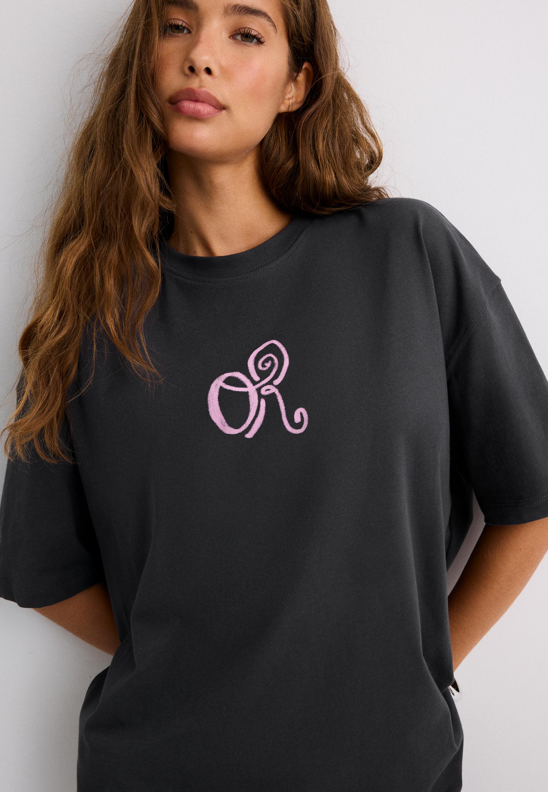 Olivia Rodrigo graphic T-shirt — Dark grey