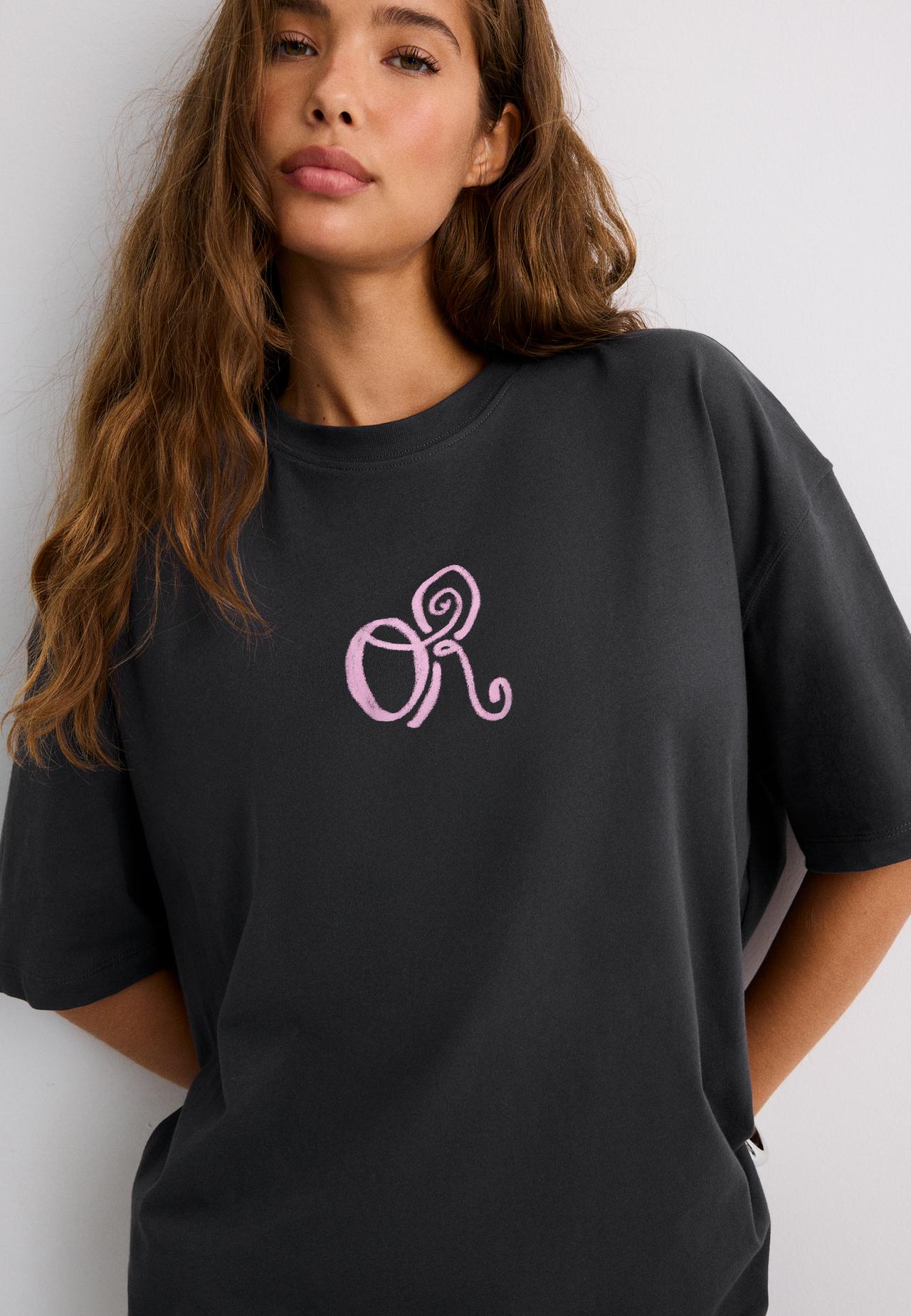 Olivia Rodrigo graphic T-shirt — Dark grey