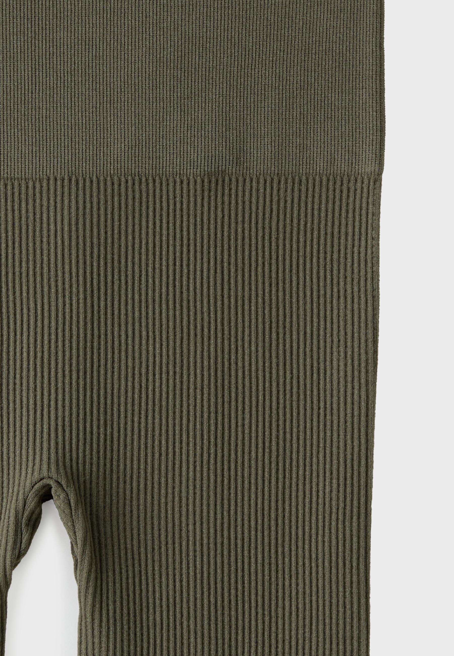 High-waist seamless leggings — Khaki