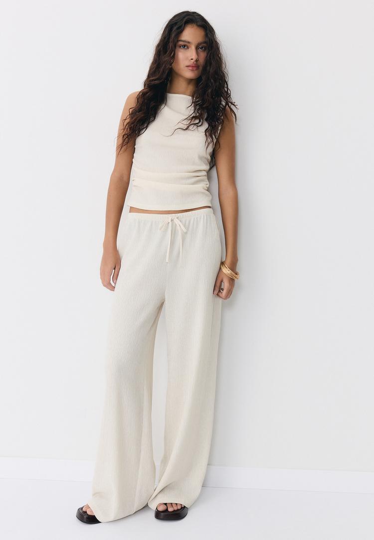 Тениска С Набрана Текстура