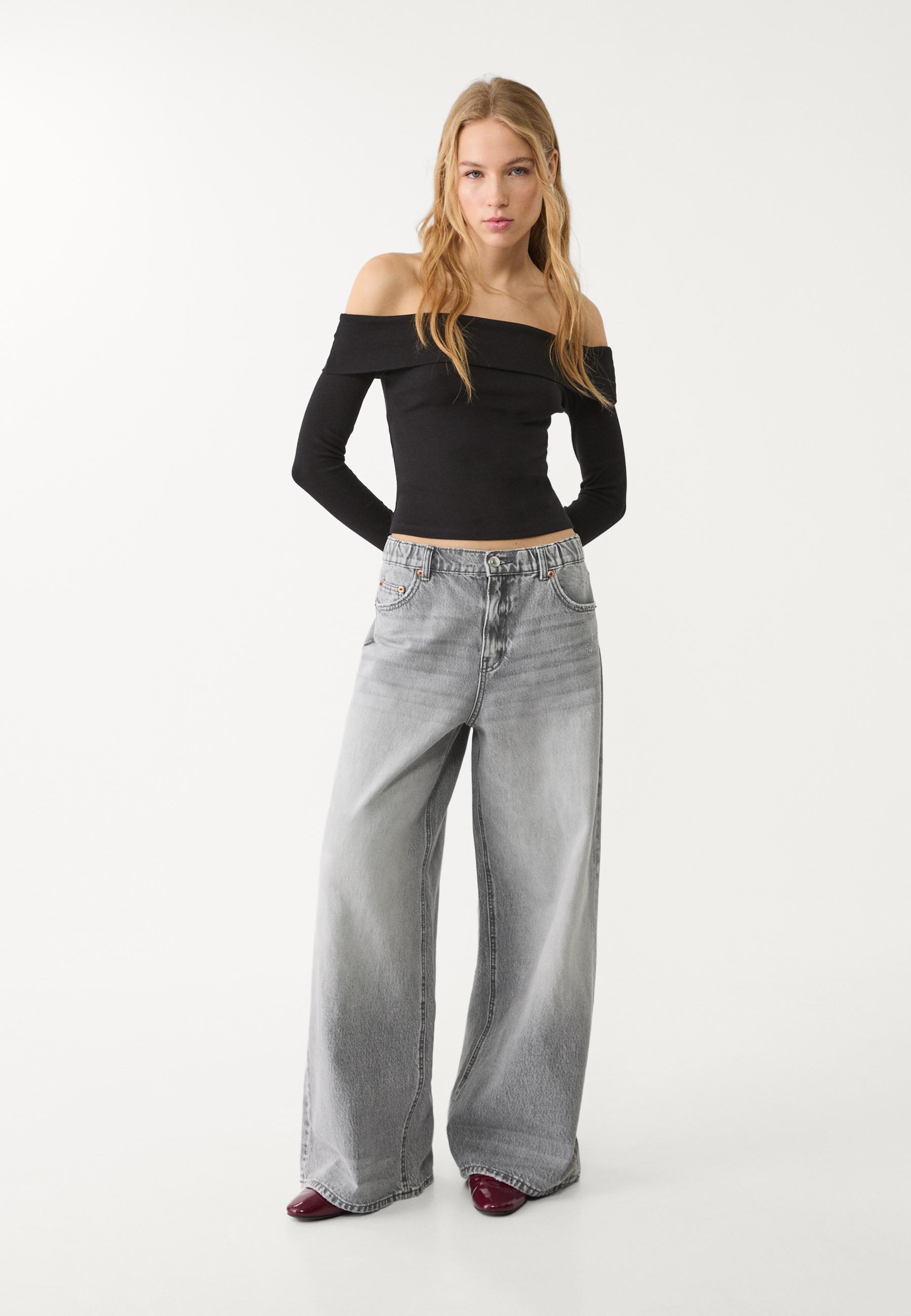 Off-the-shoulder top - Women's fashion | Stradivarius United Off-the-shoulder top - Women's fashion | Stradivarius United