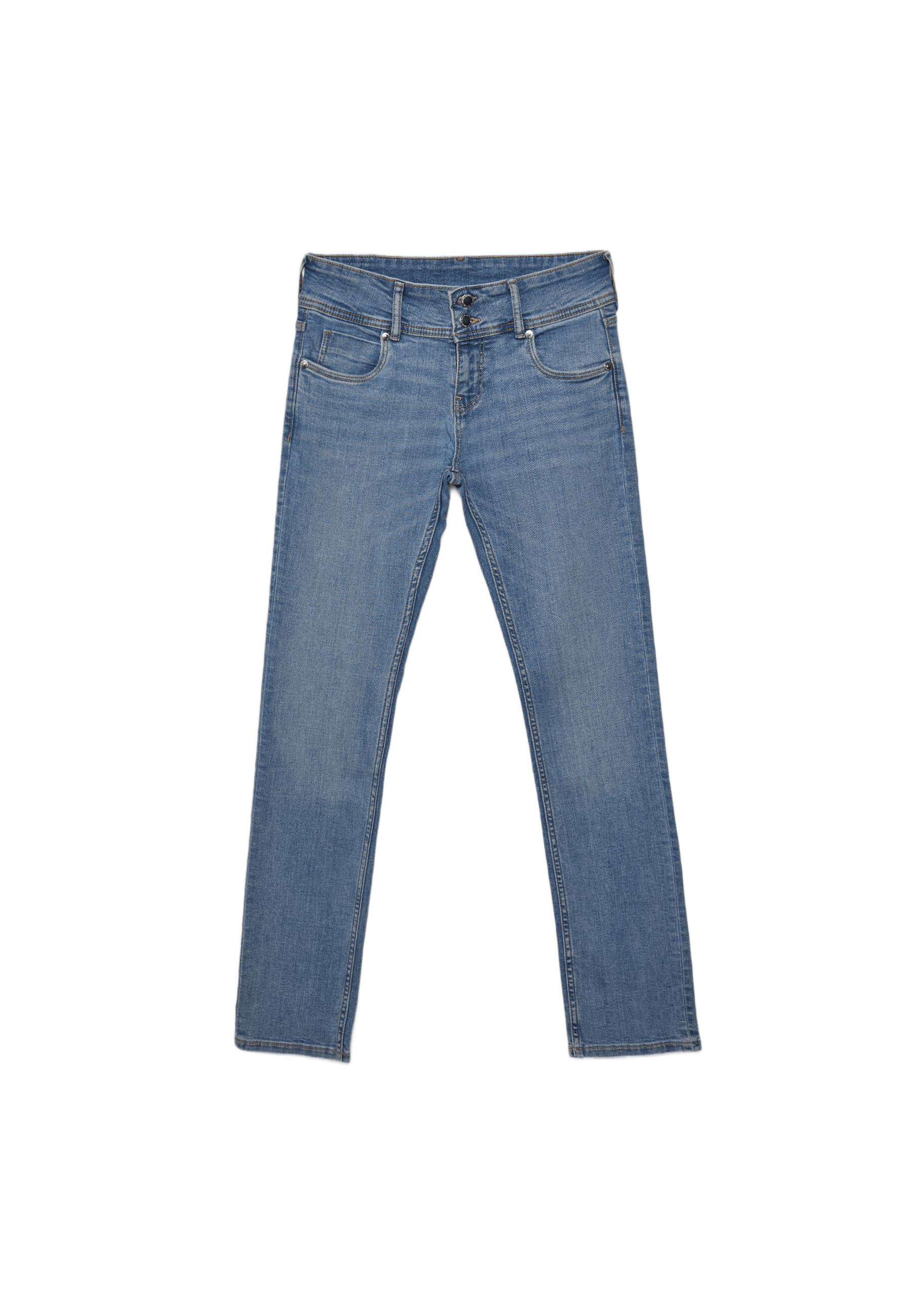Low-rise slim fit jeans — MEDIUM BLUE DENIM