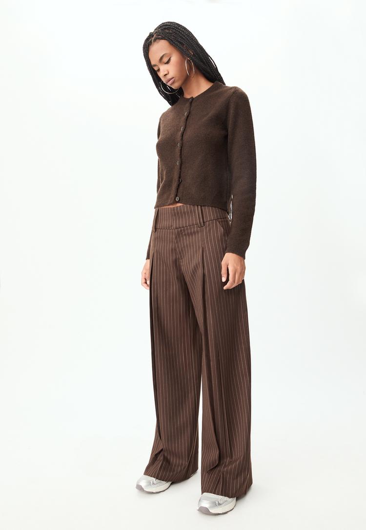 pantalon vestir cinturilla rayas