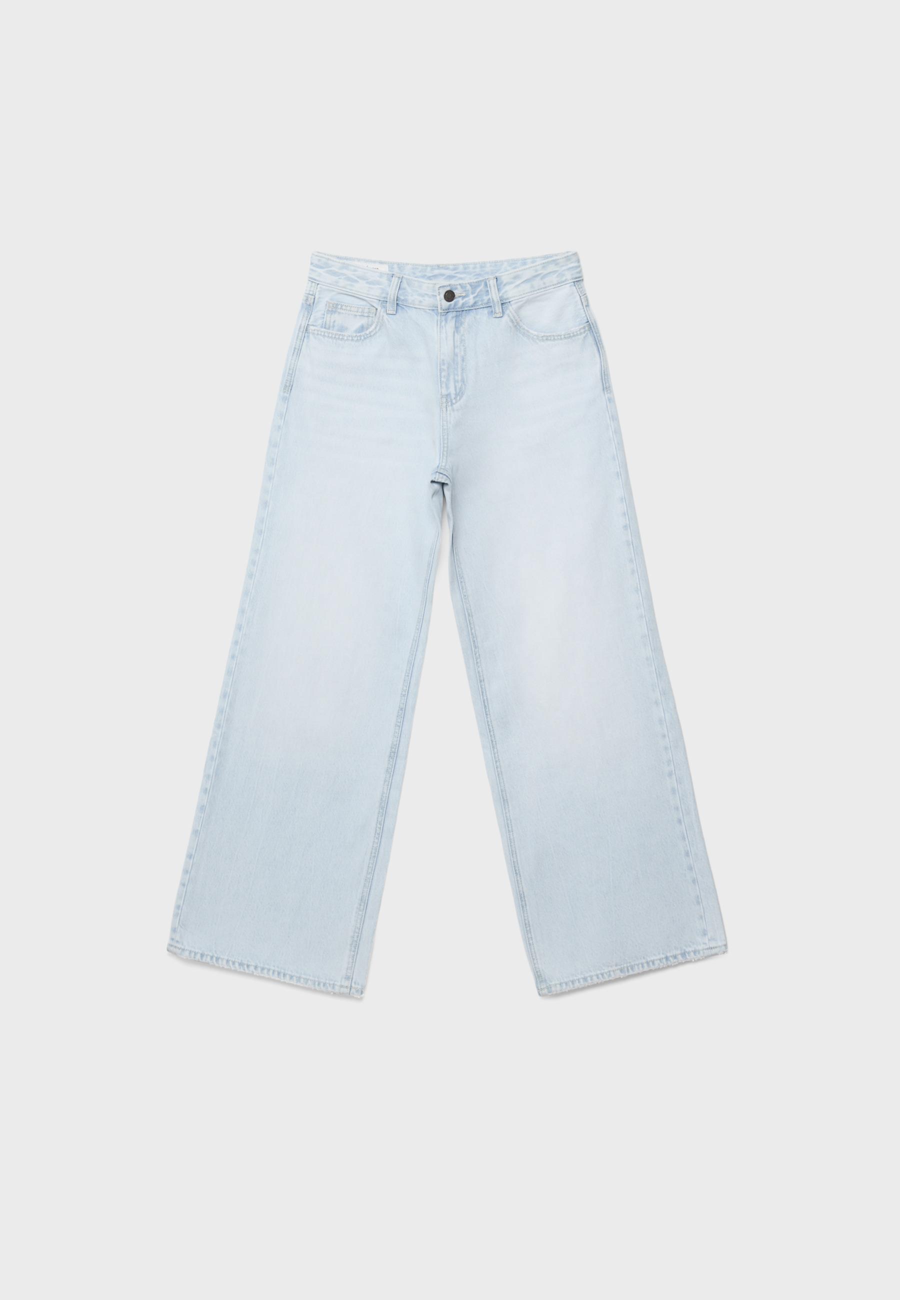 Wide-leg jeans — LIGHT BLEACH