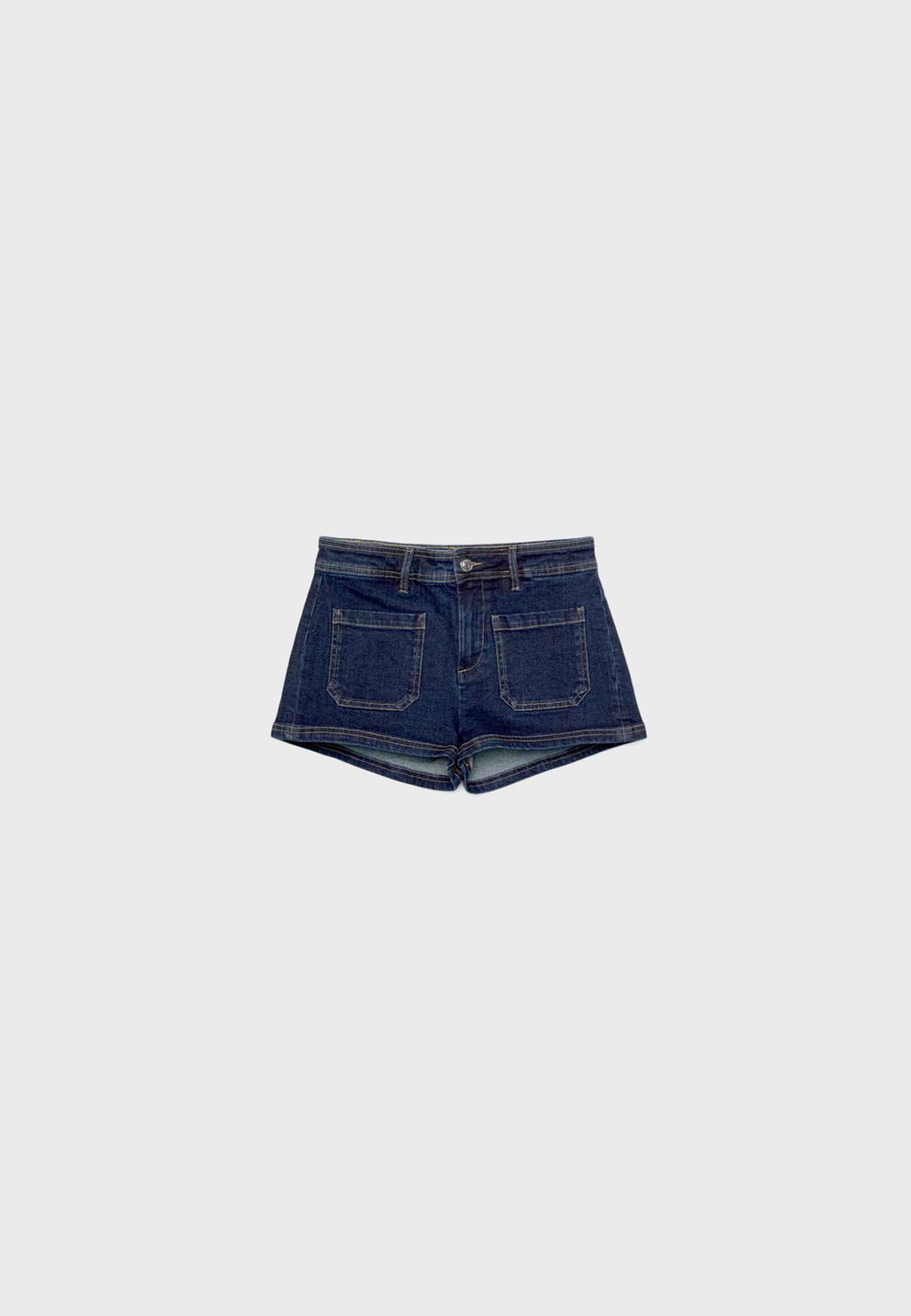 Micro short denim