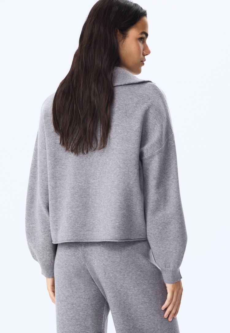 jersey punto cremallera