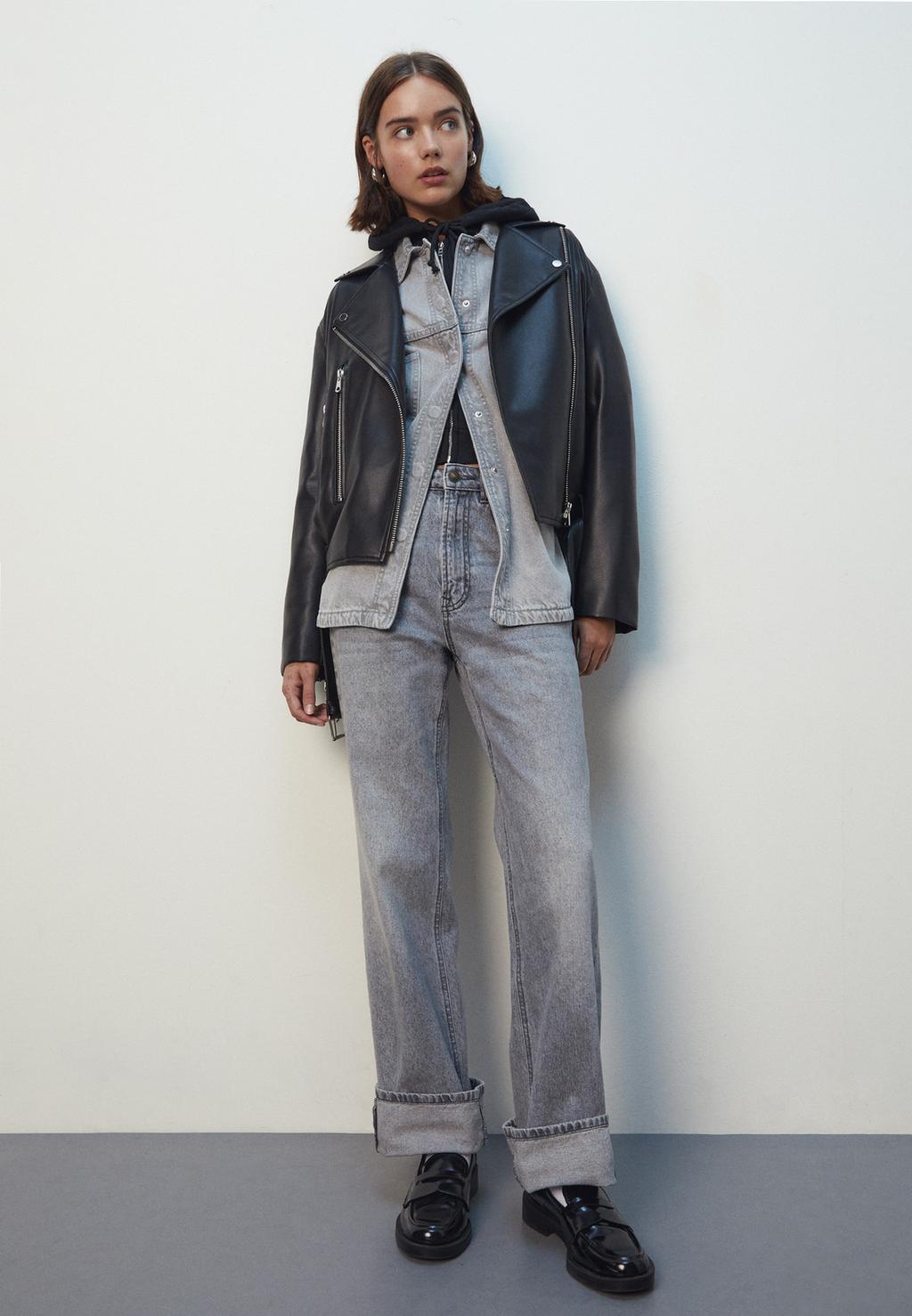 D92 straight wide-leg jeans