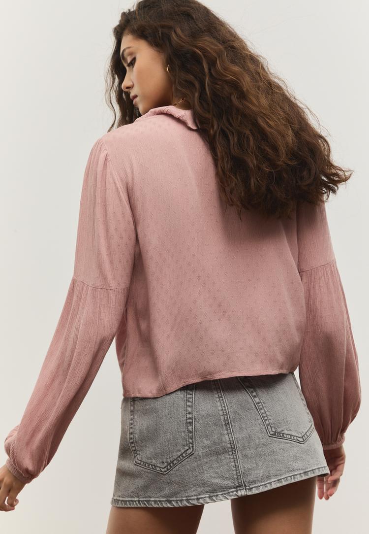 blouse fluide a volants