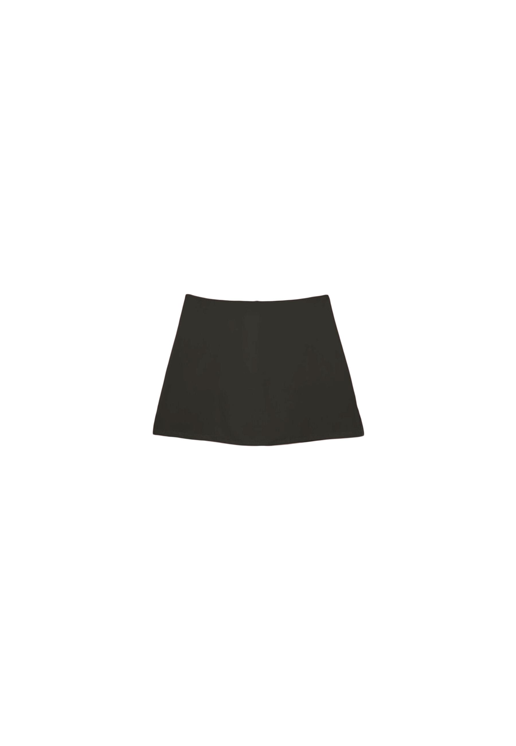 Short sports skort — Black