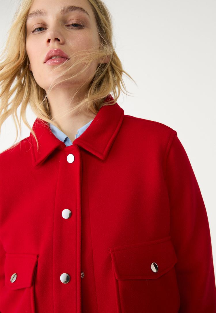 blouson court doux