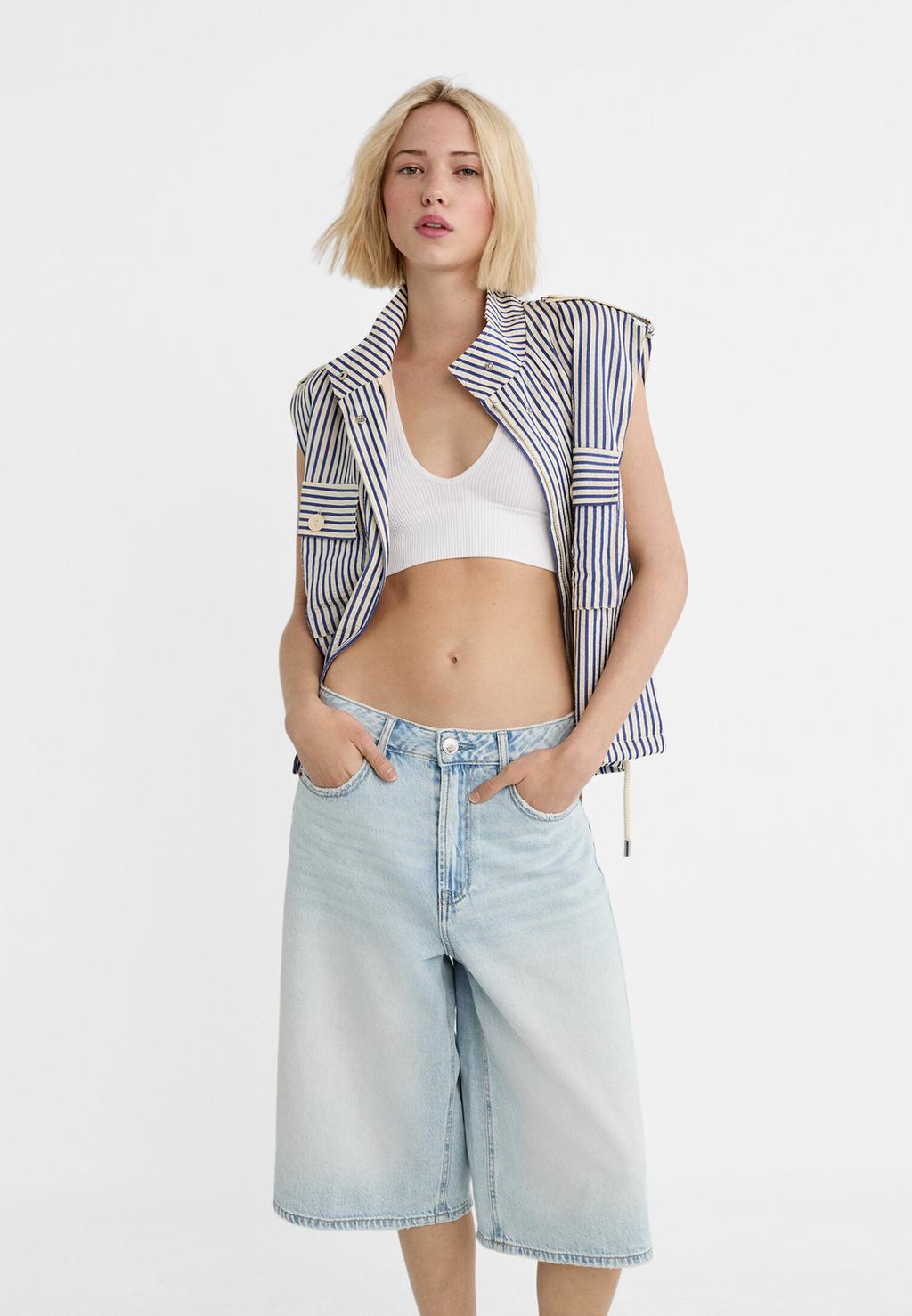 Bermuda-short en denim