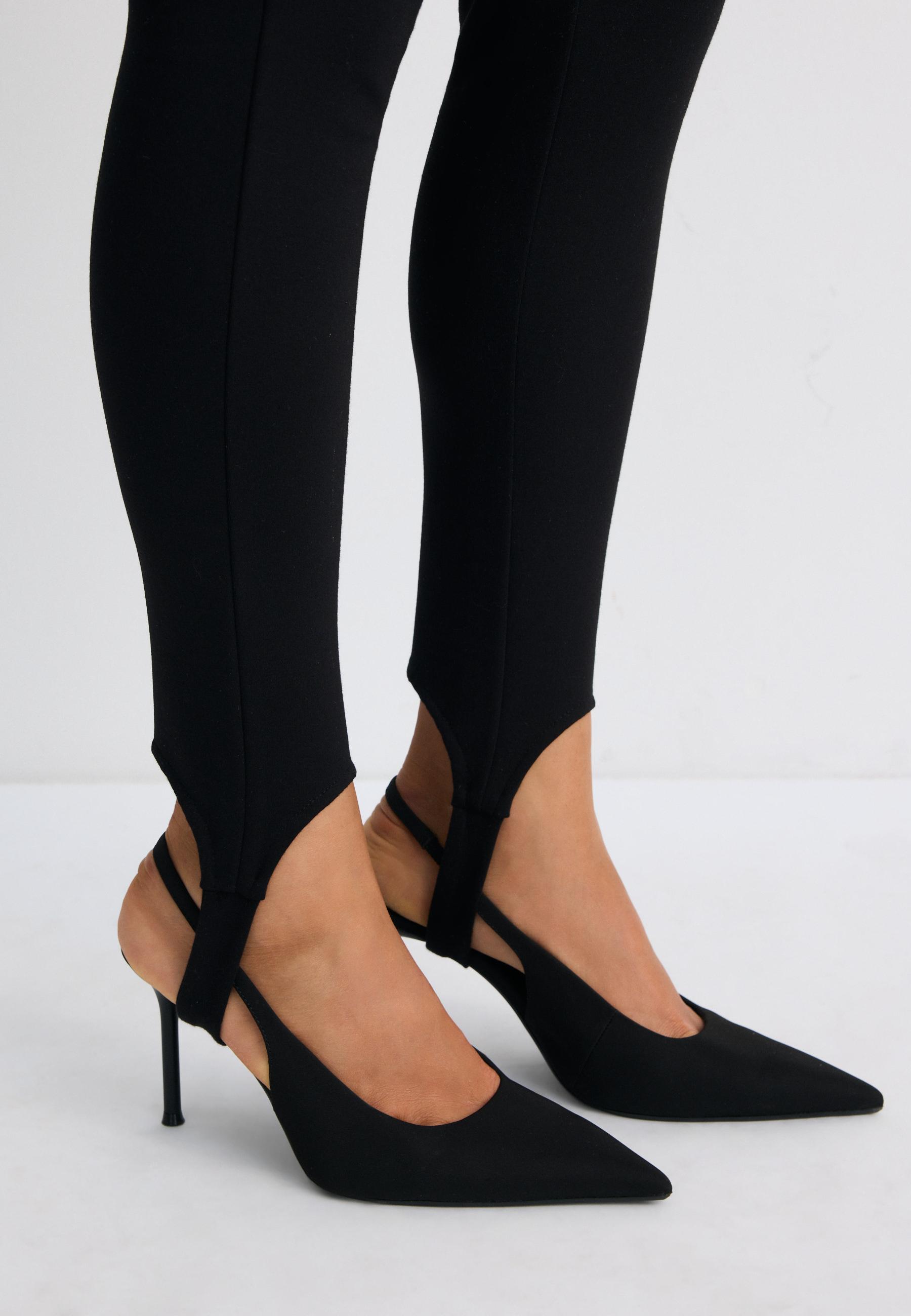 Basic slingback heels — BLACK