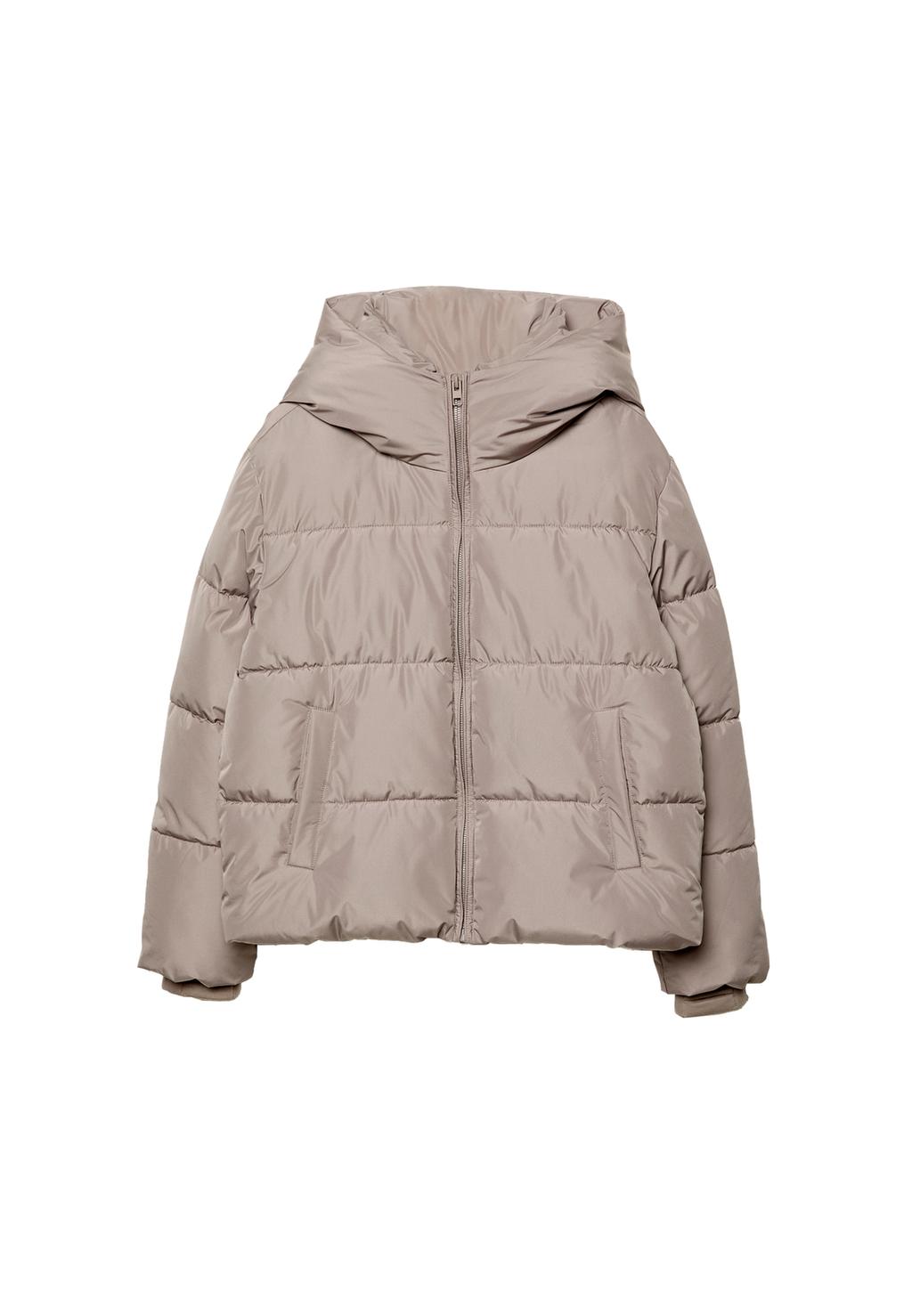 Basic Steppjacke mit Kapuze