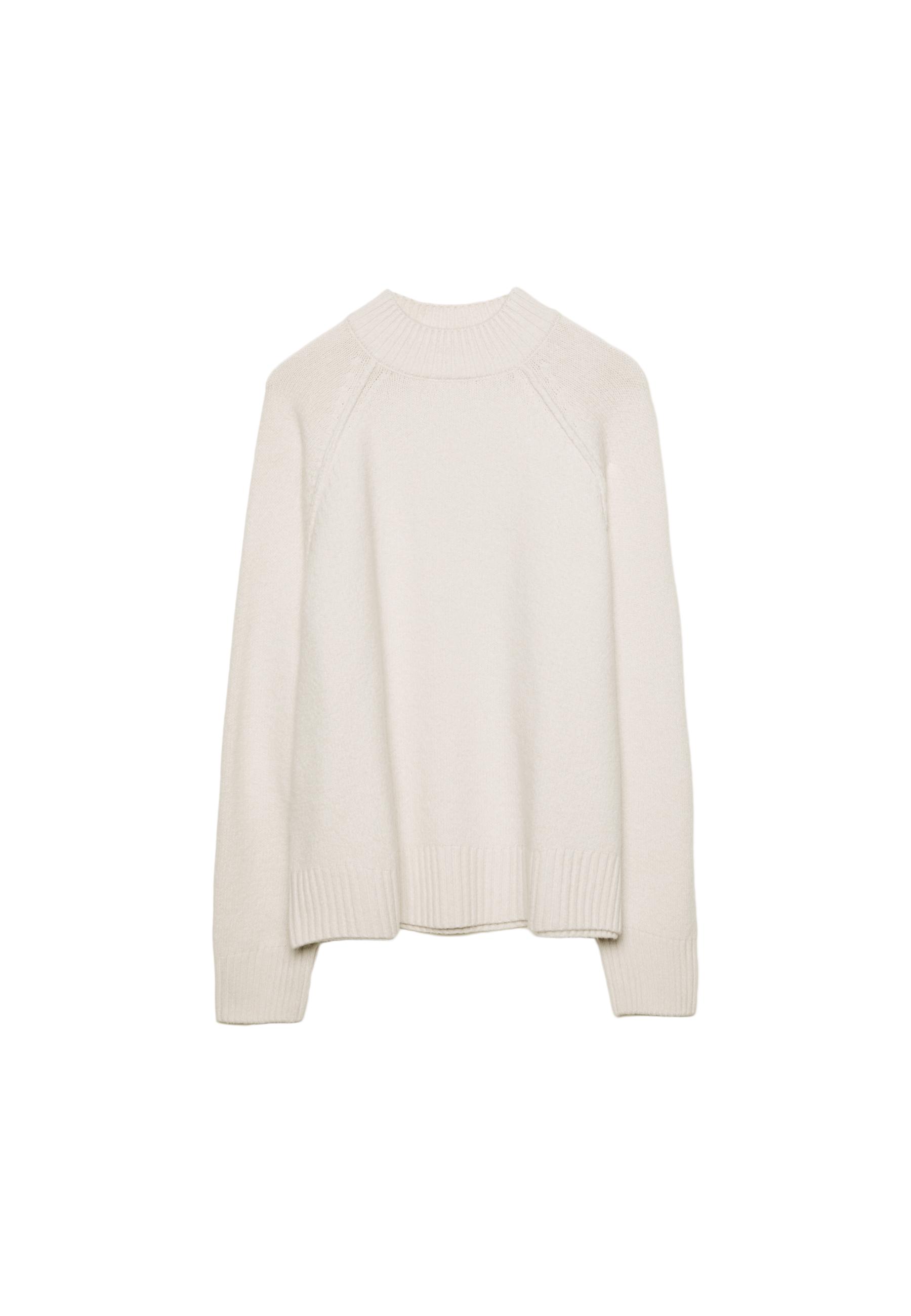 Basic knit jumper — Stone