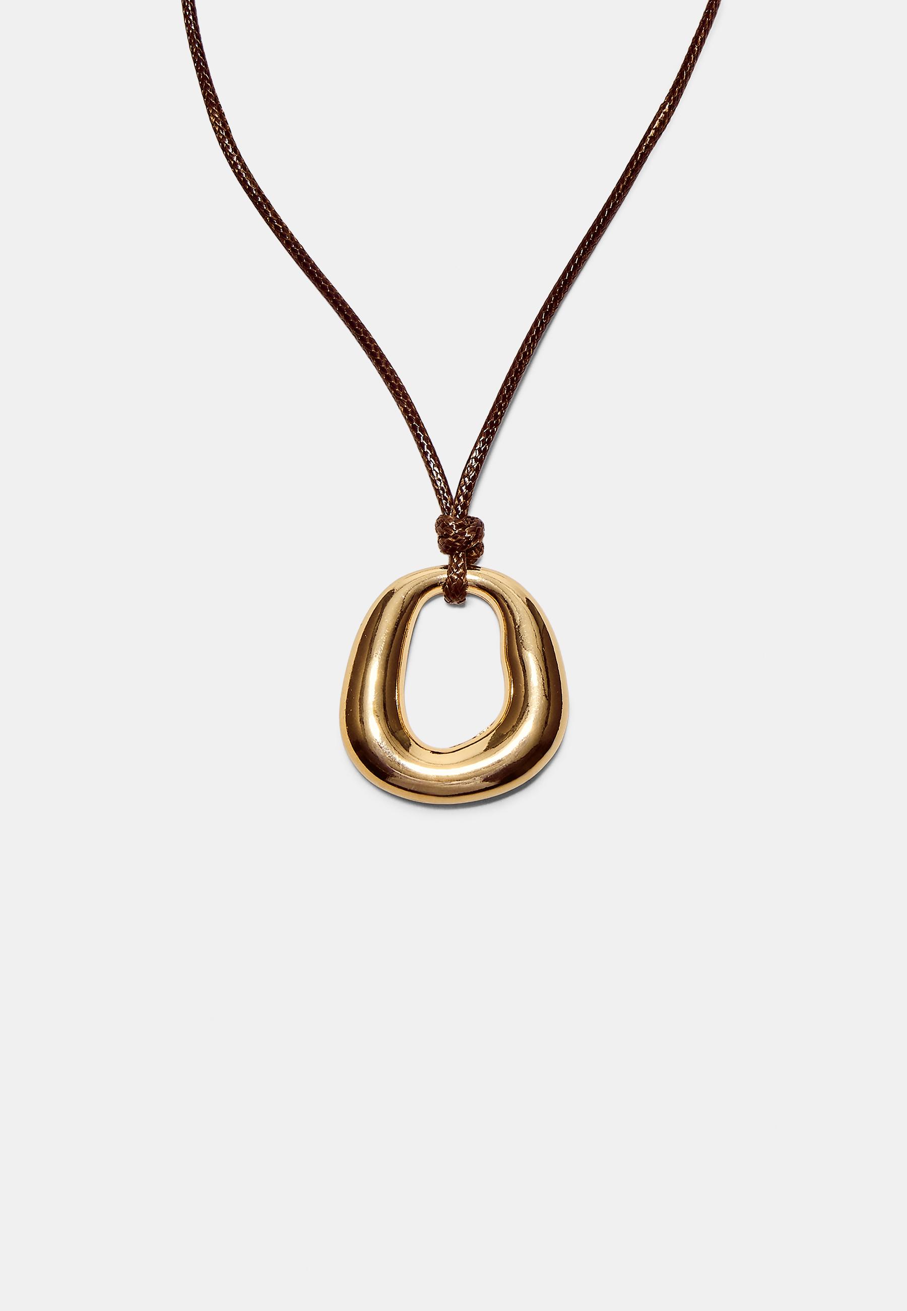 Stradivarius Charm detaylı kordon kolye görsel 5