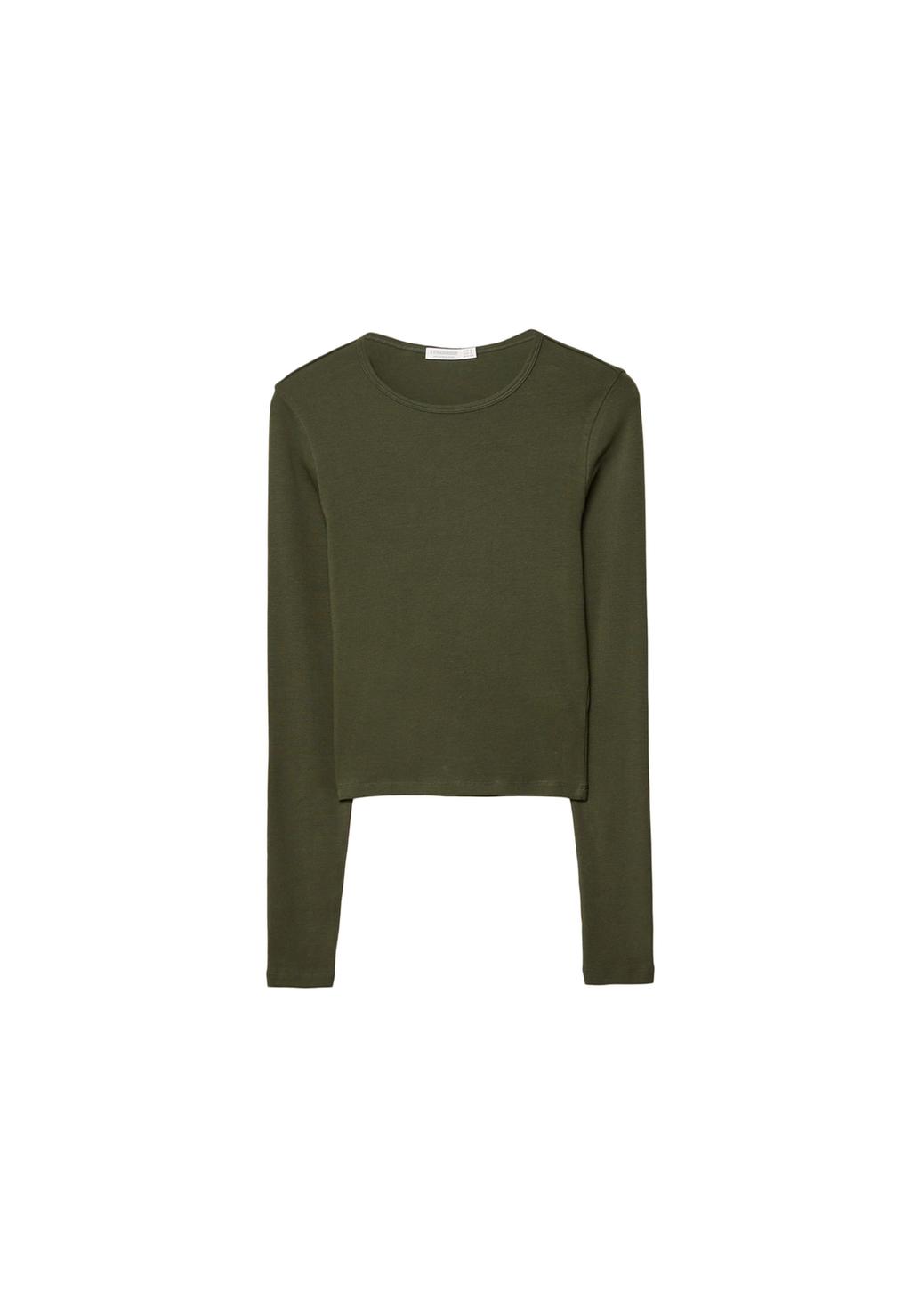 TOM TAILOR BASIC - Maglietta a manica lunga - black/nero TOM TAILOR BASIC - Maglietta a manica lunga - black/nero