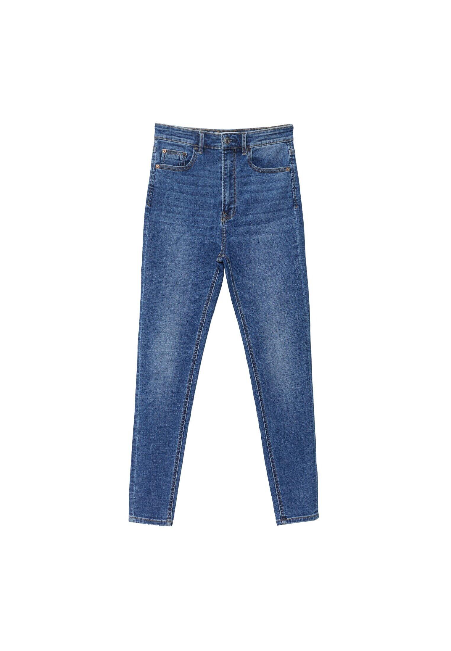 D09 Super high-waist skinny jeans — RINSE BLUE DENIM